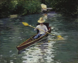 Canoa en el río Yerres